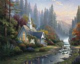 Famous Forest Paintings - Forest Chapel
